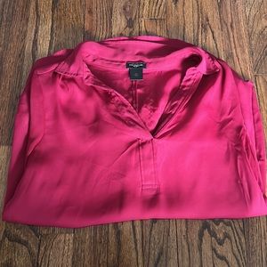 Ann Taylor Blouse - Bright Pink